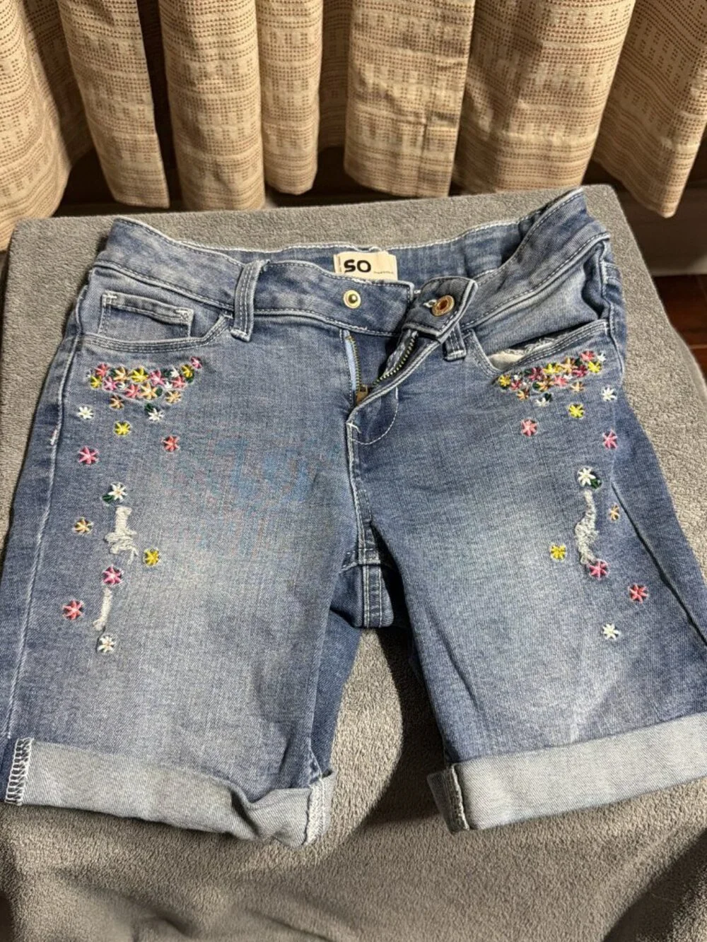 SO Denim Shorts 2 pair — Girls, Size 8